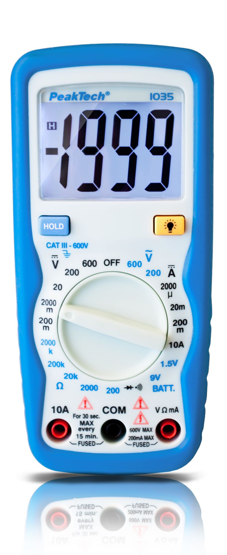 PeakTech P 1035 600V AC / DC Digital Multimeter