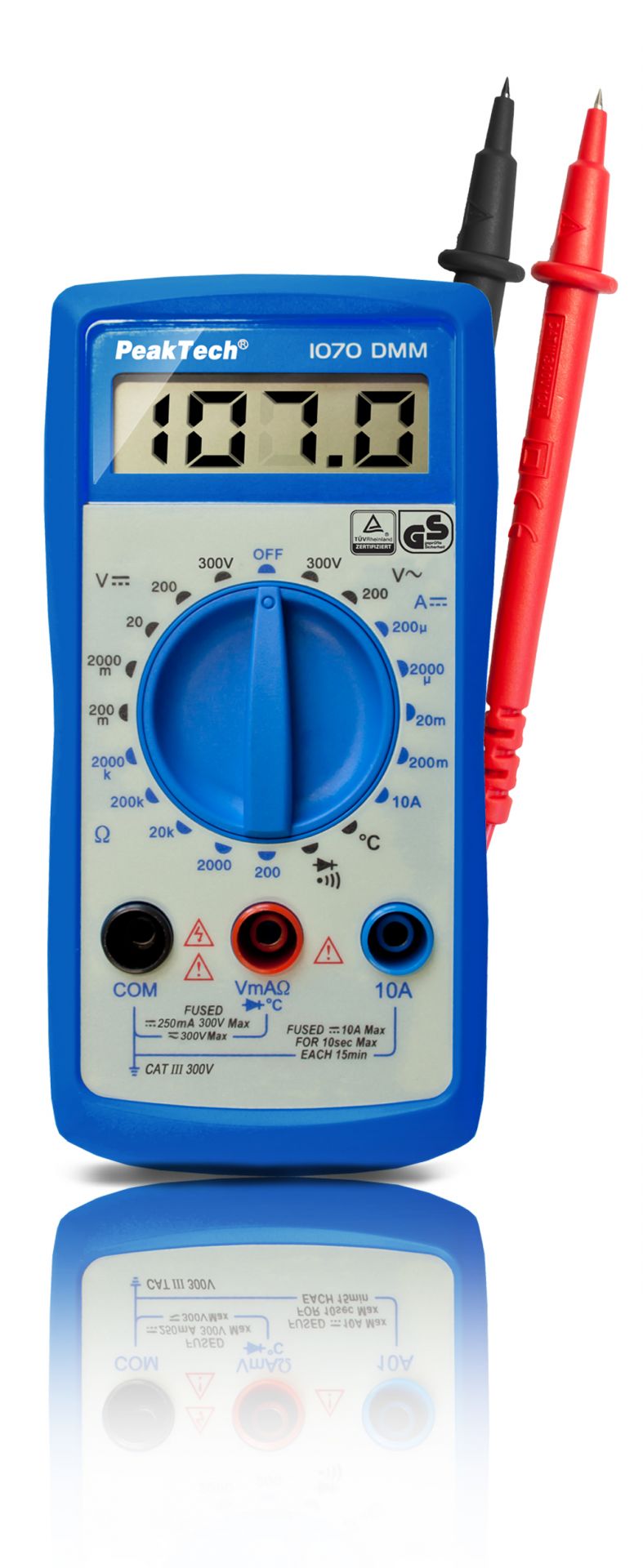 PeakTech® P 1070 300V AC / DC digital multimeter